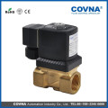 Latón de alta presión agua aceite gas de aire 2 vías válvula solenoide 220v